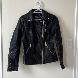 Faux Leather Jacket GUESS